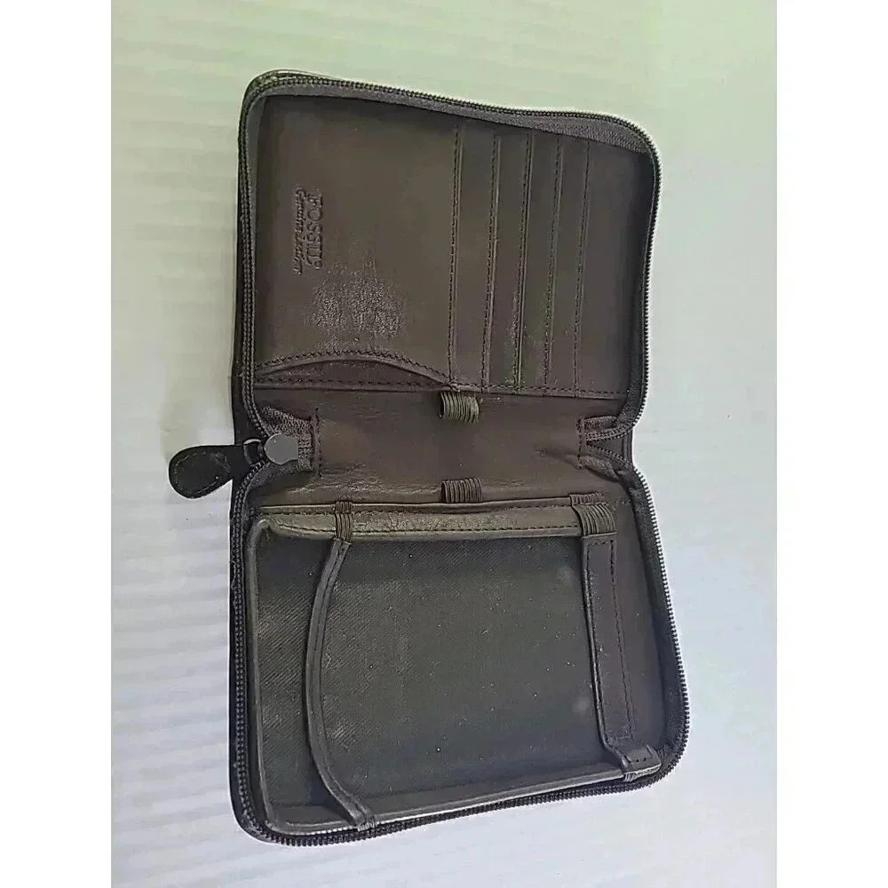 Vintage Palm Pilot Fossil Card Wallet Pocket Planner Type Organizer - Picture 5 of 7